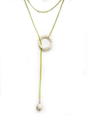 Modern Objects Necklace Olive