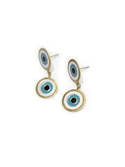Double Vision Earrings Gold