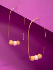 Savvy Hook Earrings Gold