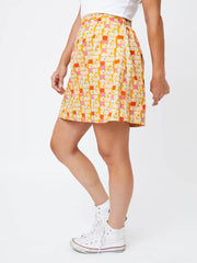 Val Mini Skirt OOAK Turmeric