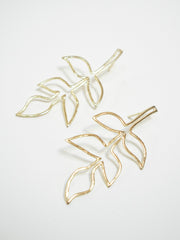 Fauna Wire Earrings Gold