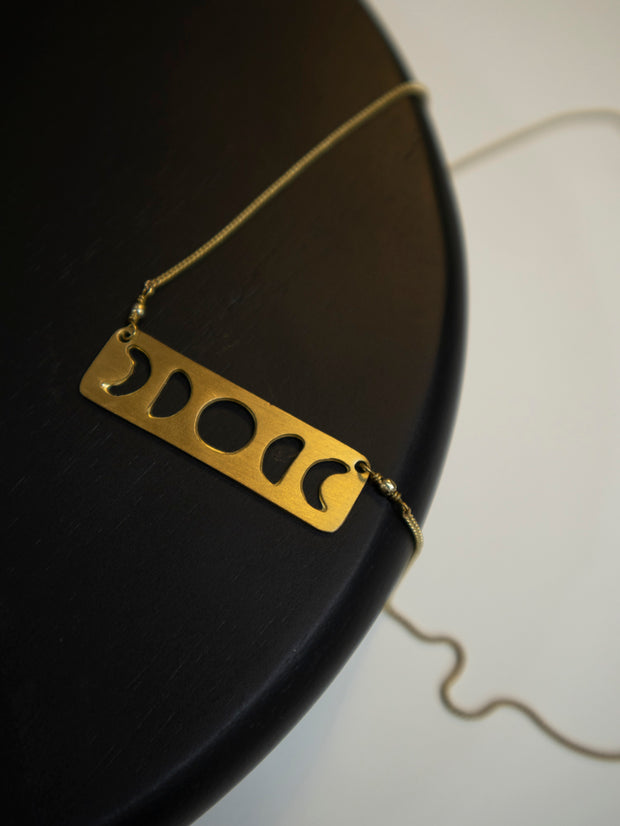 Satellite Choker Necklace Gold