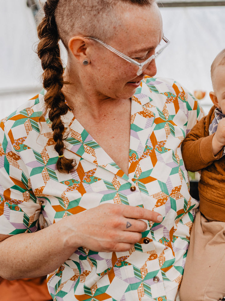 Camp Shirt Patchwork - Fair Trade Clothing | Mata Traders