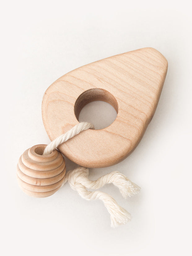 Clover + Birch Wood Stacker Avocado