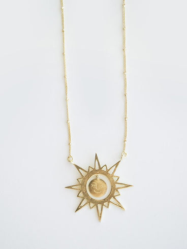 Ethereal Drop Necklace Gold