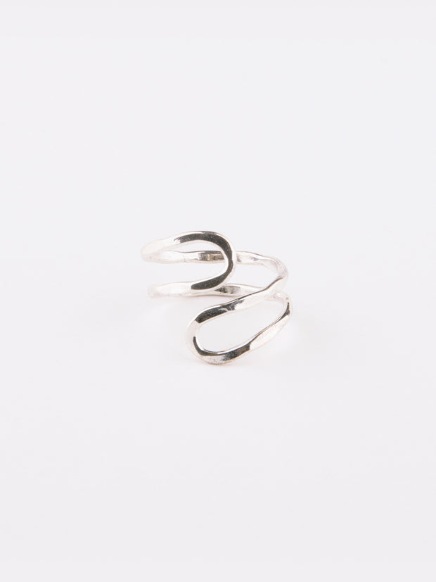 Meander Ring Silver
